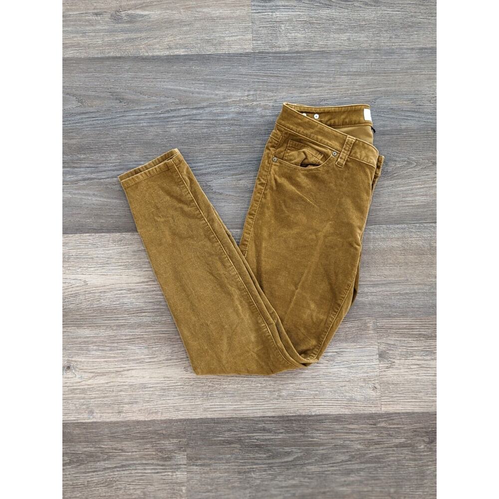 Cabi Corduroy Pants Low Rise Womens 6 Skinny Jeans Brown Stretch Pockets 32x30